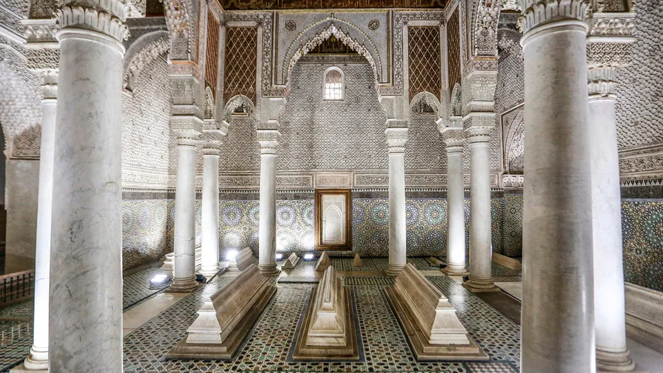 Le tombe saadiane a Marrakech