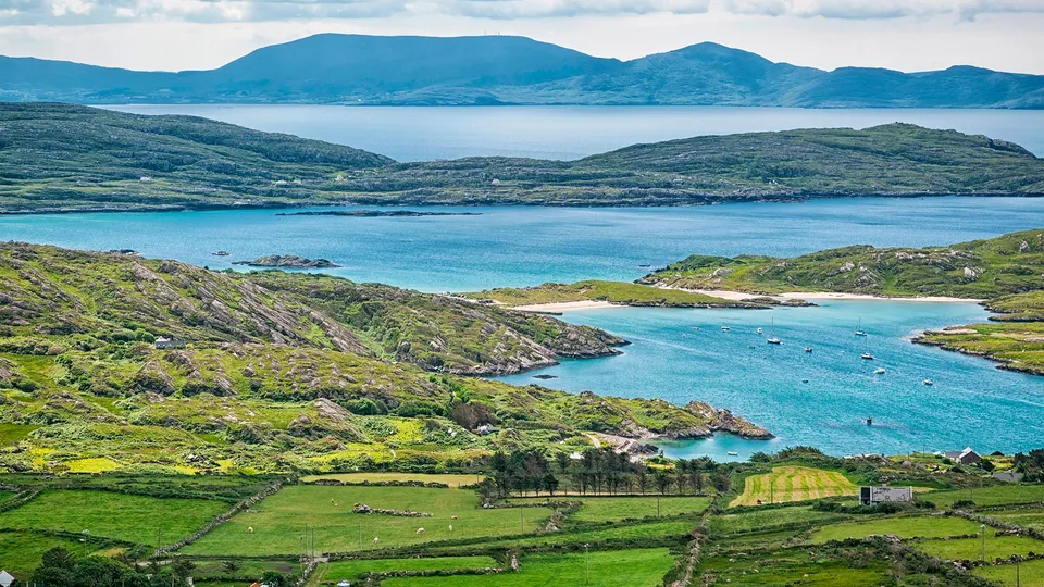 Vista panoramica del Ring of Kerry