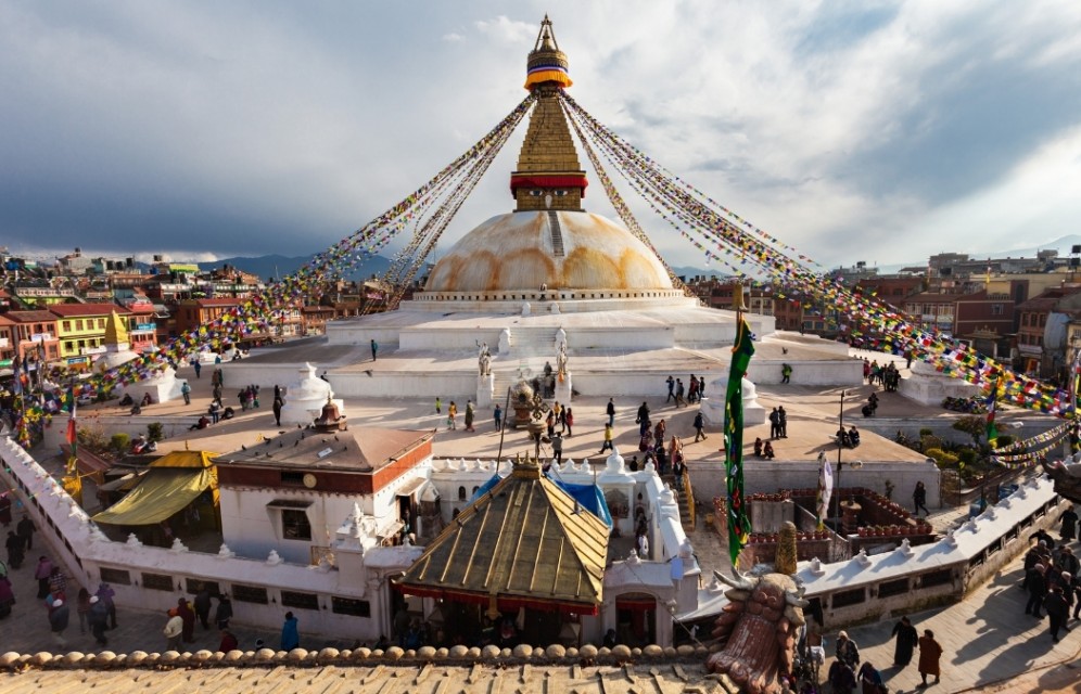 Kathmandu - santuario di Boudhanath